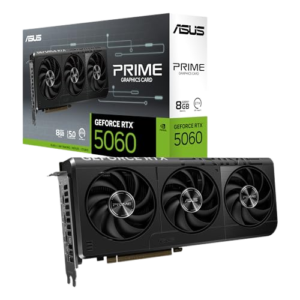 ASUS Prime GeForce RTX™ 5060 8GB GDDR7 Graphics Card SFF-Ready (PCIe® 5.0, 8GB GDDR7, HDMI®/DP 2.1, 2.5-slot, Axial-tech fans, Dual BIOS)